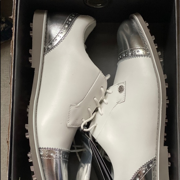 ❌SOLD❌G/fore gallivanter golf shoes women white/S Oxford - Picture 11 of 12